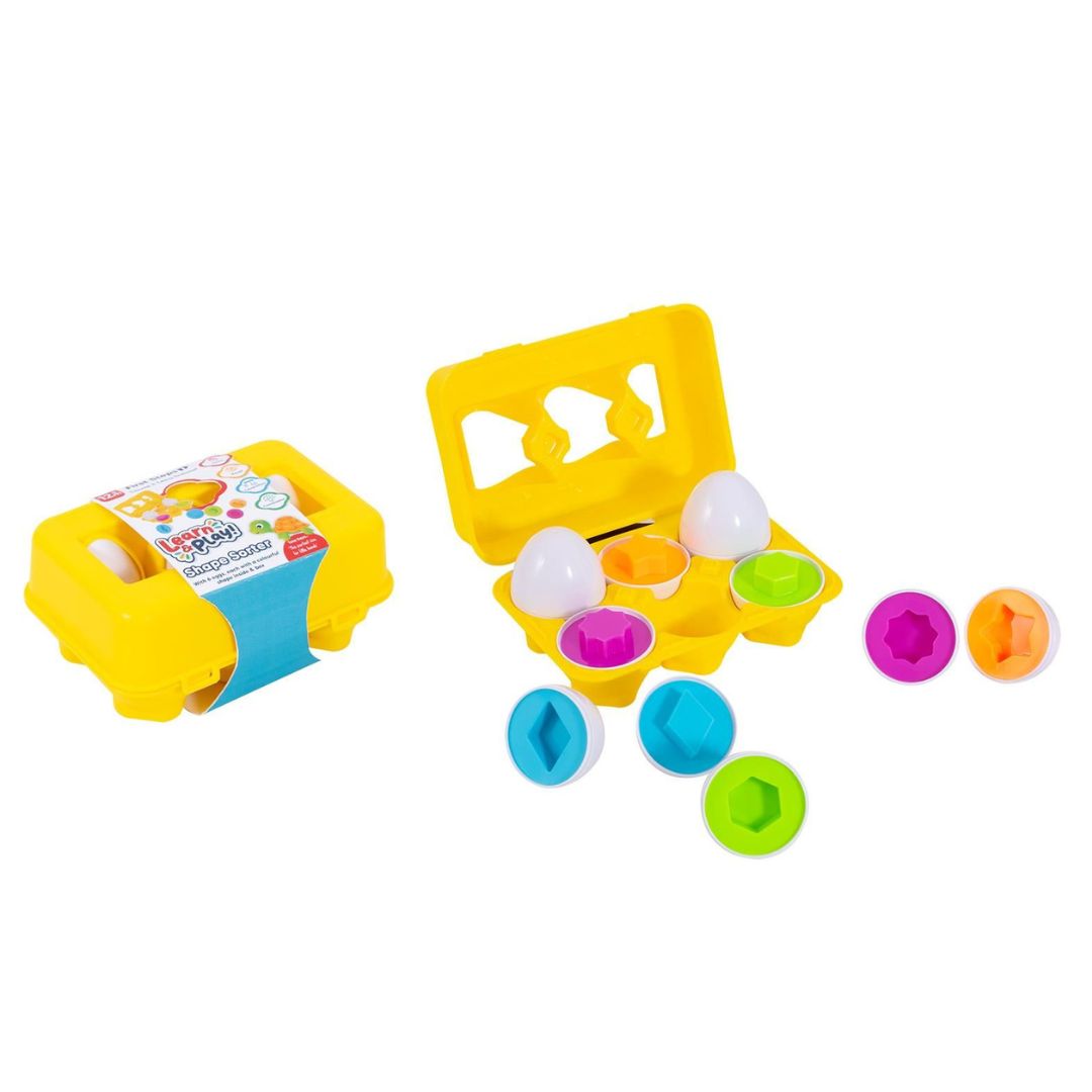 First Steps Learn & Play Shape Sorting Eggs Toy